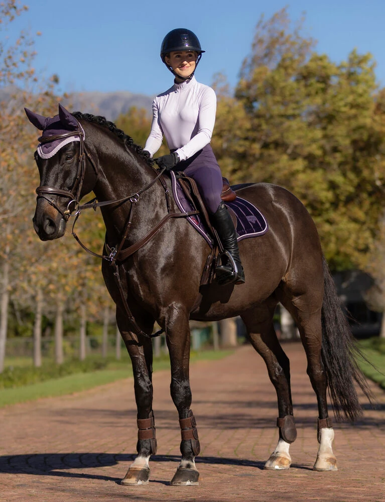 LEMIEUX Loire Classic Satin Square Close Contact Saddle Pad