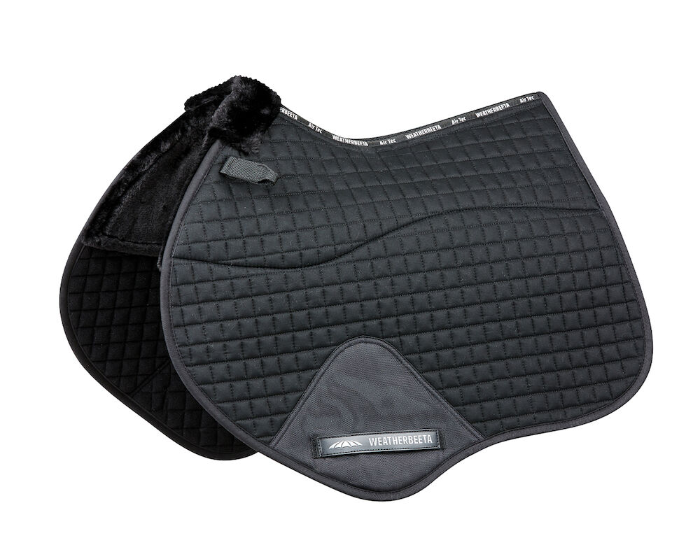 WEATHERBEETA Prime Comfy Fleece Jump Shaped Saddle Pad