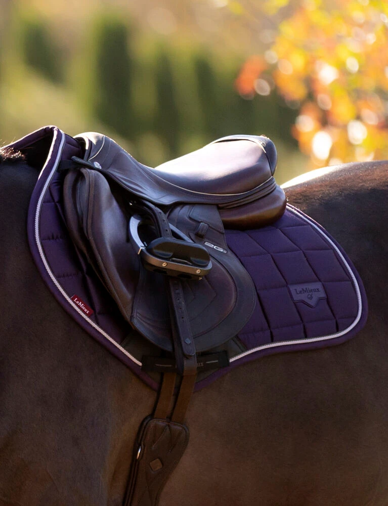 LEMIEUX Loire Classic Satin Square Close Contact Saddle Pad
