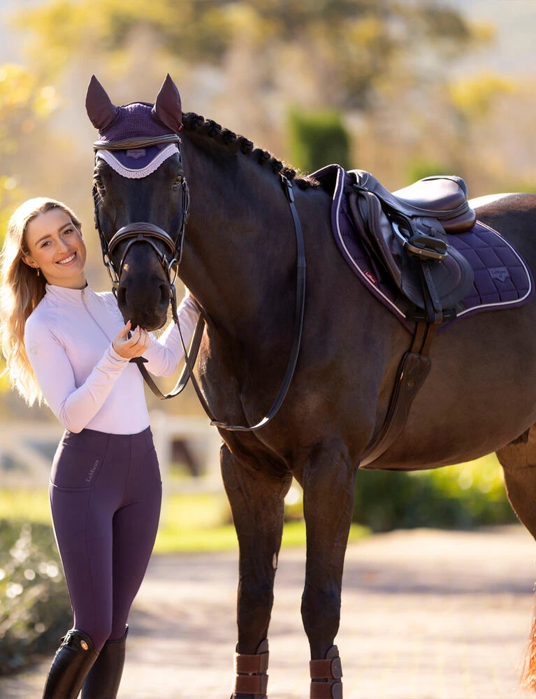 LEMIEUX Loire Classic Satin Square Close Contact Saddle Pad