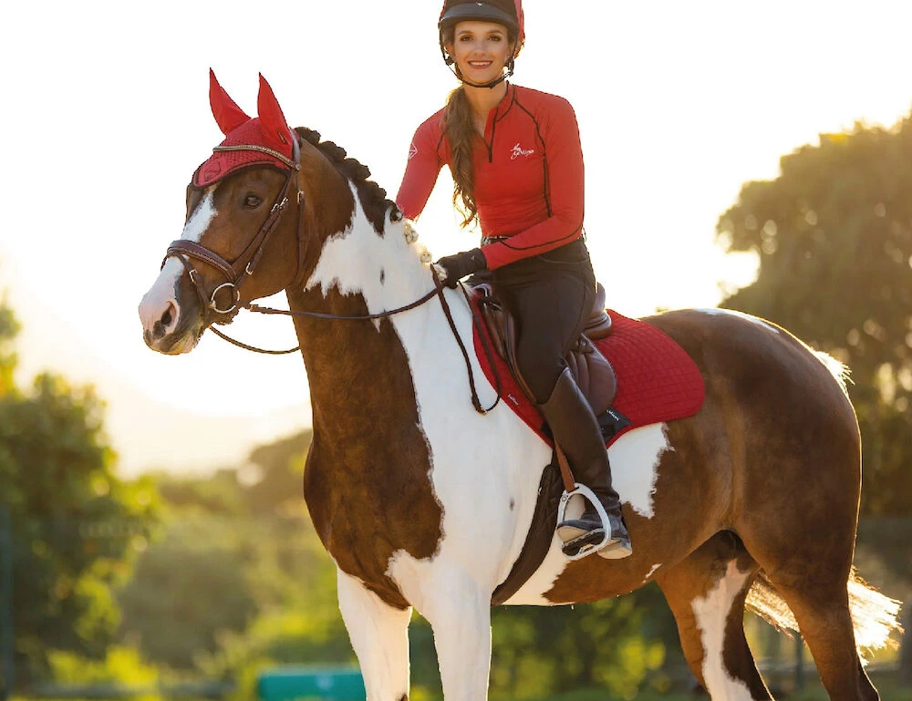 LEMIEUX Lemieux Prosport Suede Square Close Contact Saddle Pad