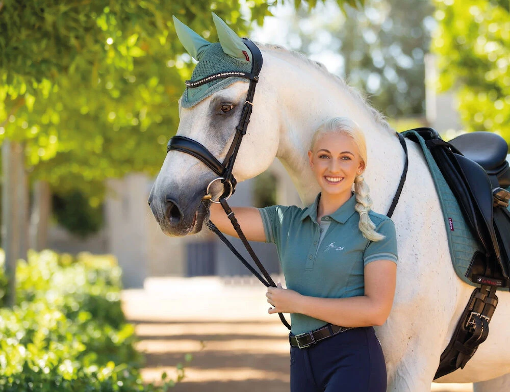 LEMIEUX Lemieux Prosport Suede Square Dressage Saddle Pad