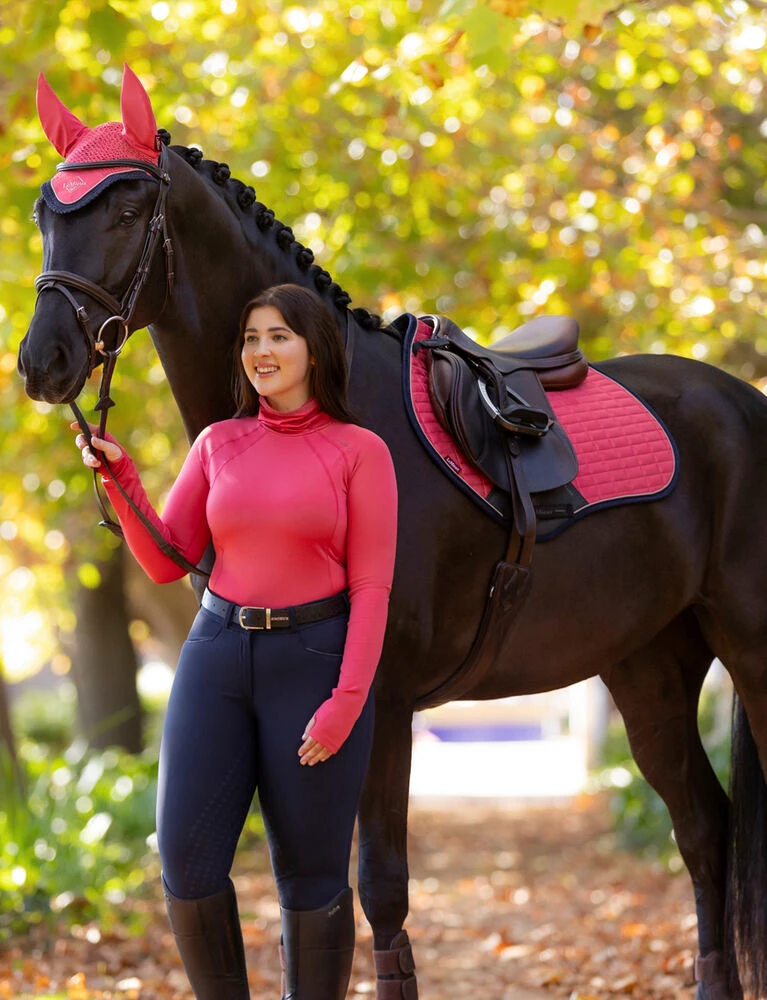 LEMIEUX Suede Close Contact Square Saddle Pad
