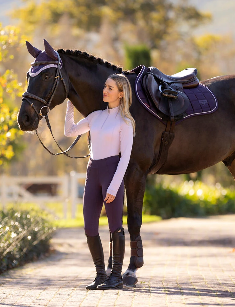 LEMIEUX Loire Classic Satin Square Close Contact Saddle Pad