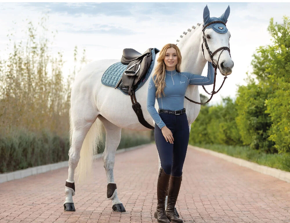 LEMIEUX Lemieux Loire Classic Satin Square Close Contact Saddle Pad