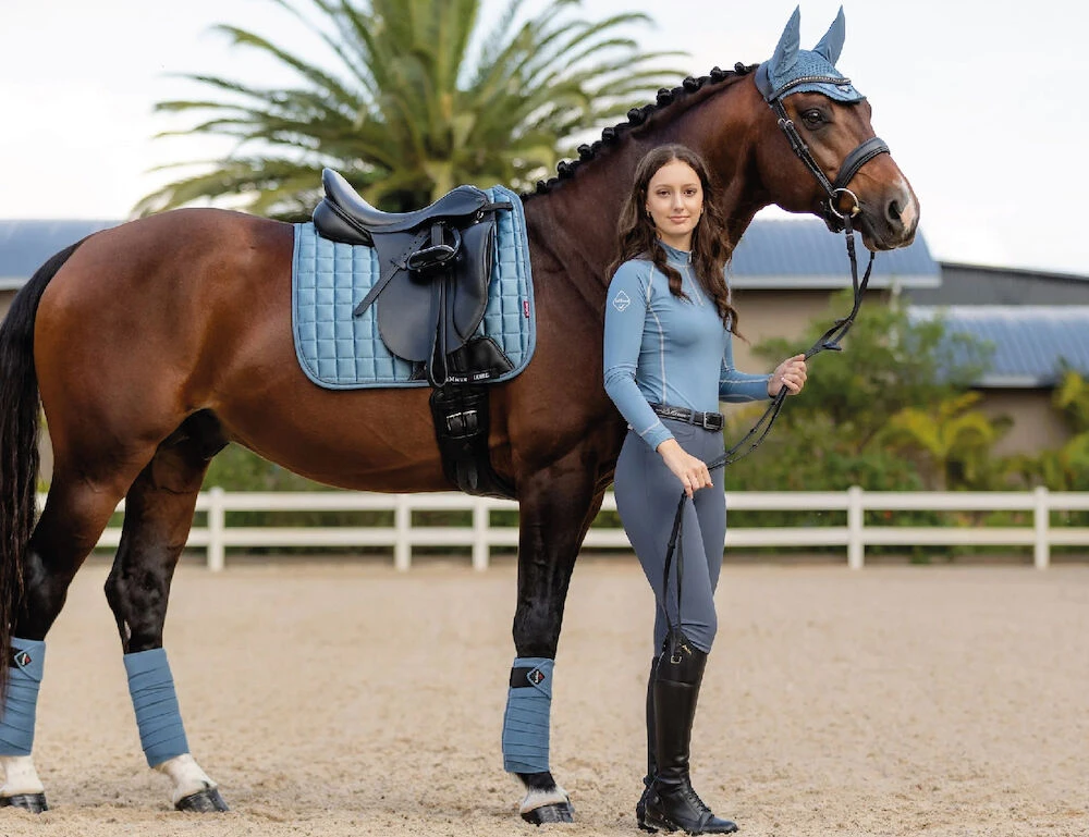 LEMIEUX Lemieux Prosport Suede Square Dressage Saddle Pad