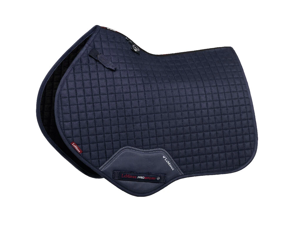 LEMIEUX Lemieux Prosport Suede Square Close Contact Saddle Pad