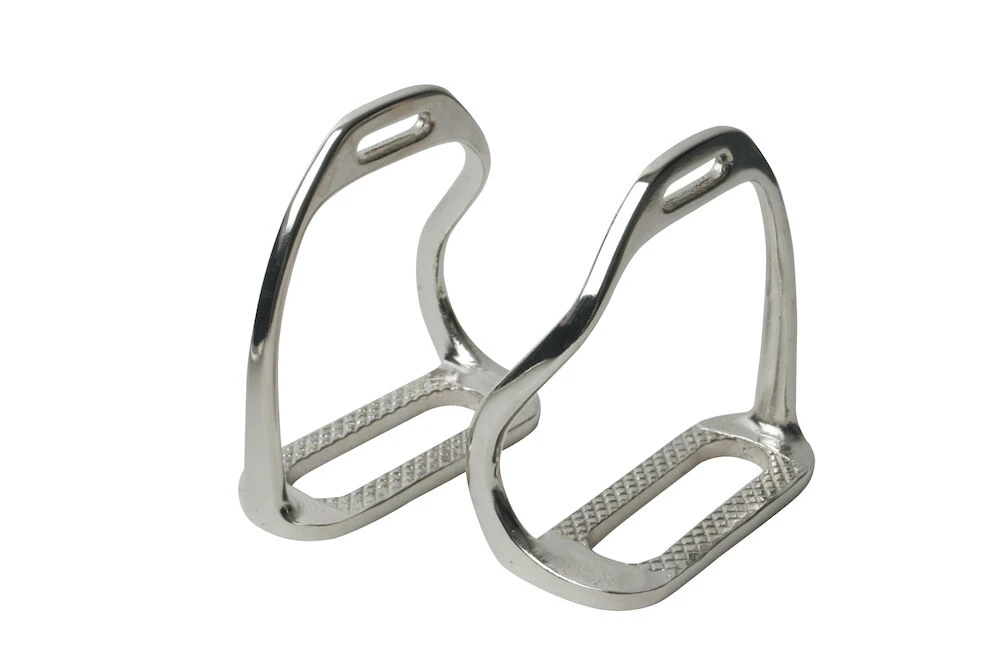 KORSTEEL Nickel Plated Safety Stirrup Irons