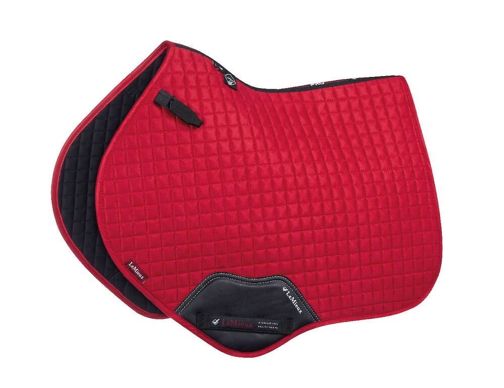 LEMIEUX Lemieux Prosport Suede Square Close Contact Saddle Pad