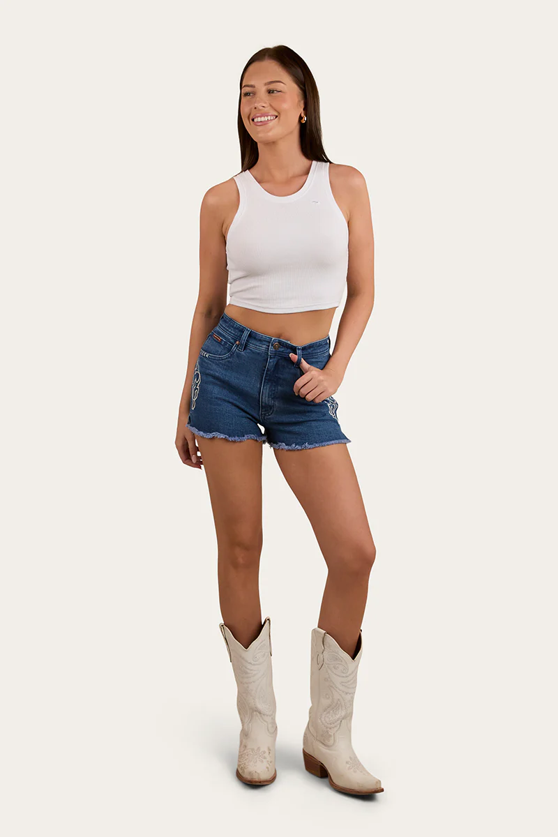 Gracie Womens Denim Short - True Blue