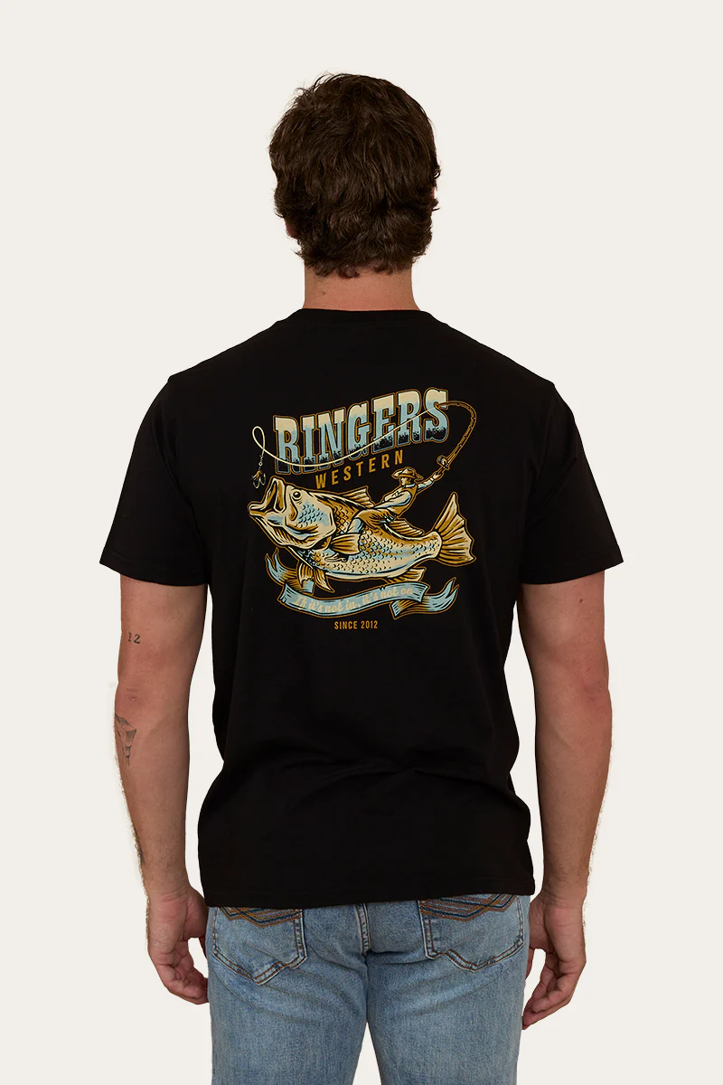 Buckin Barra Mens Loose Fit T-Shirt - Black