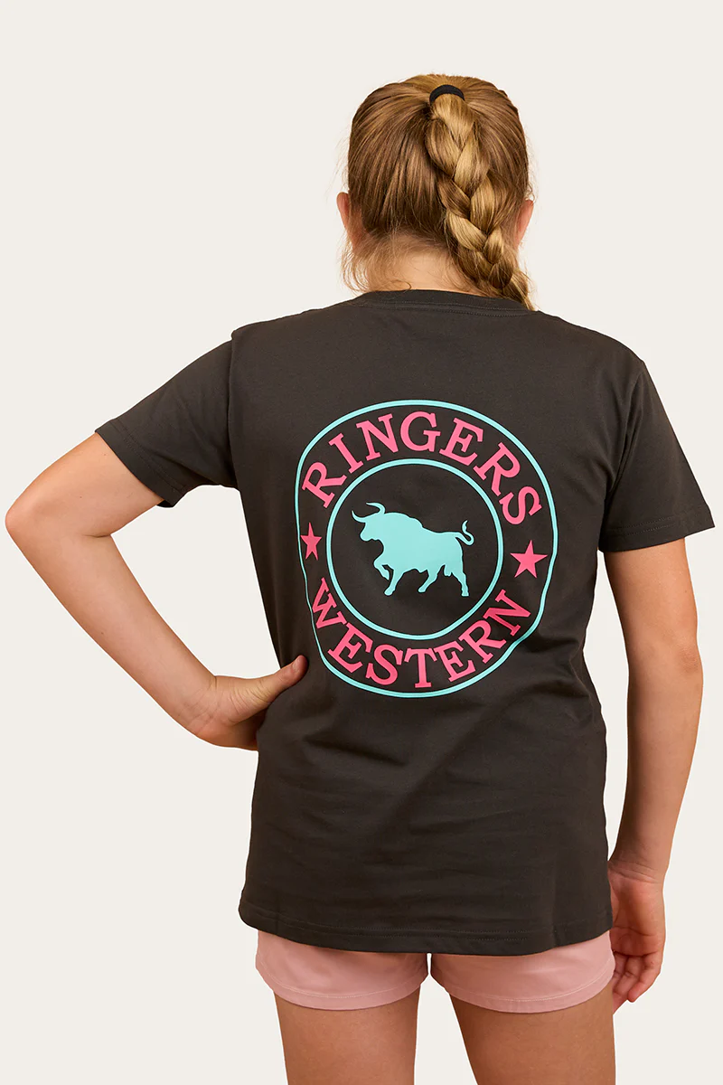 Signature Bull Kids Classic T-Shirt - Charcoal / Multi