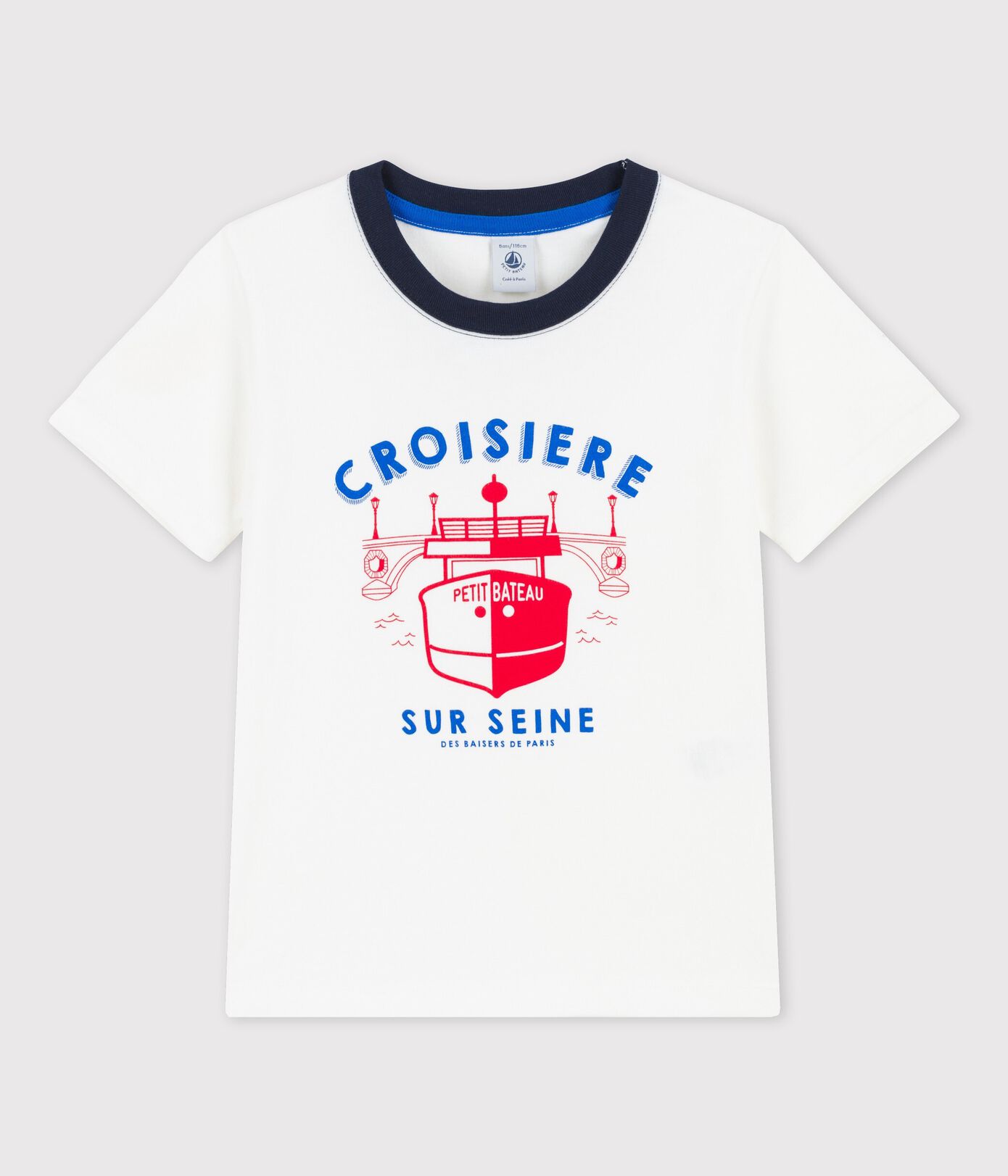 T-shirt manches courtes en coton enfant garon
