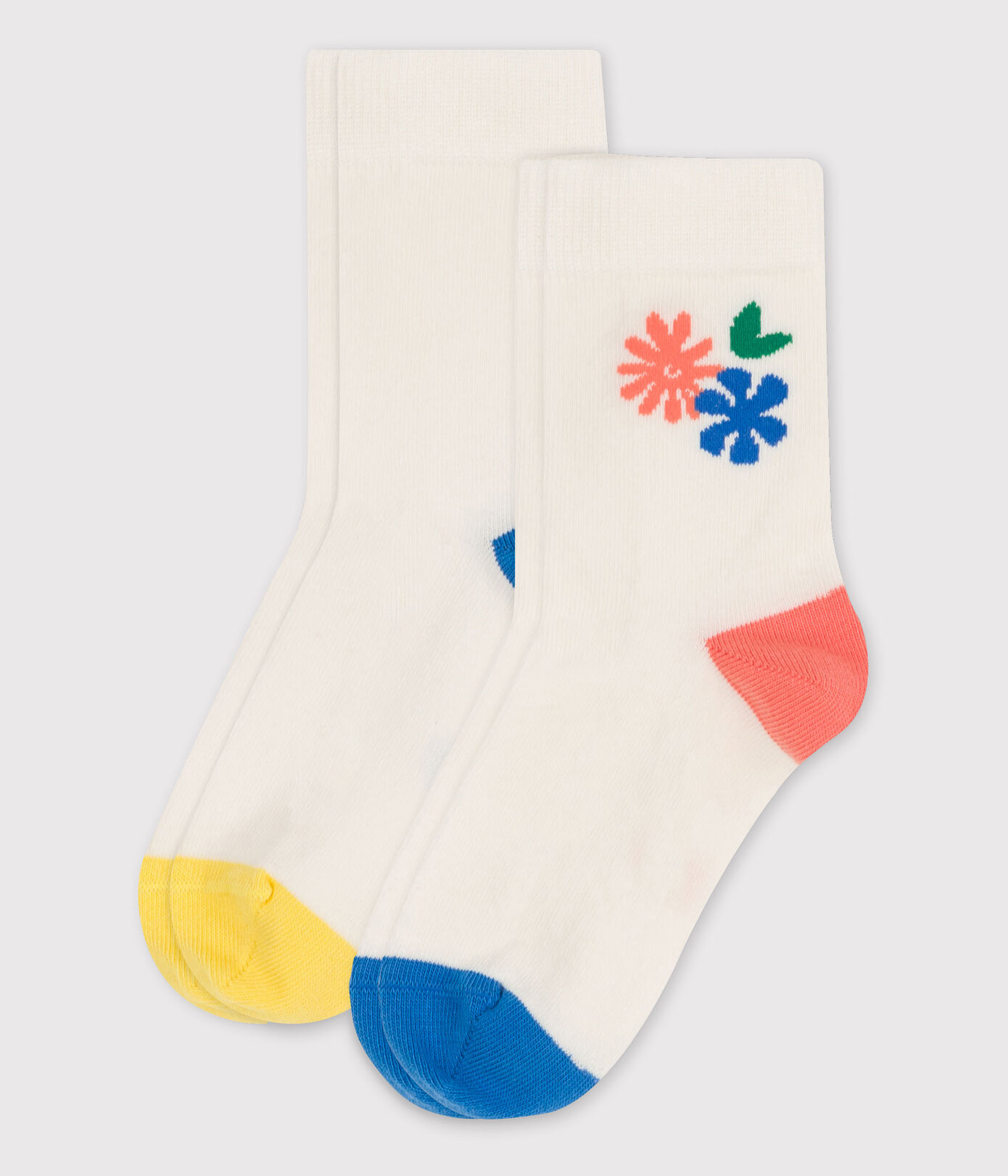 Lot de 2 paires de chaussettes enfant fille
