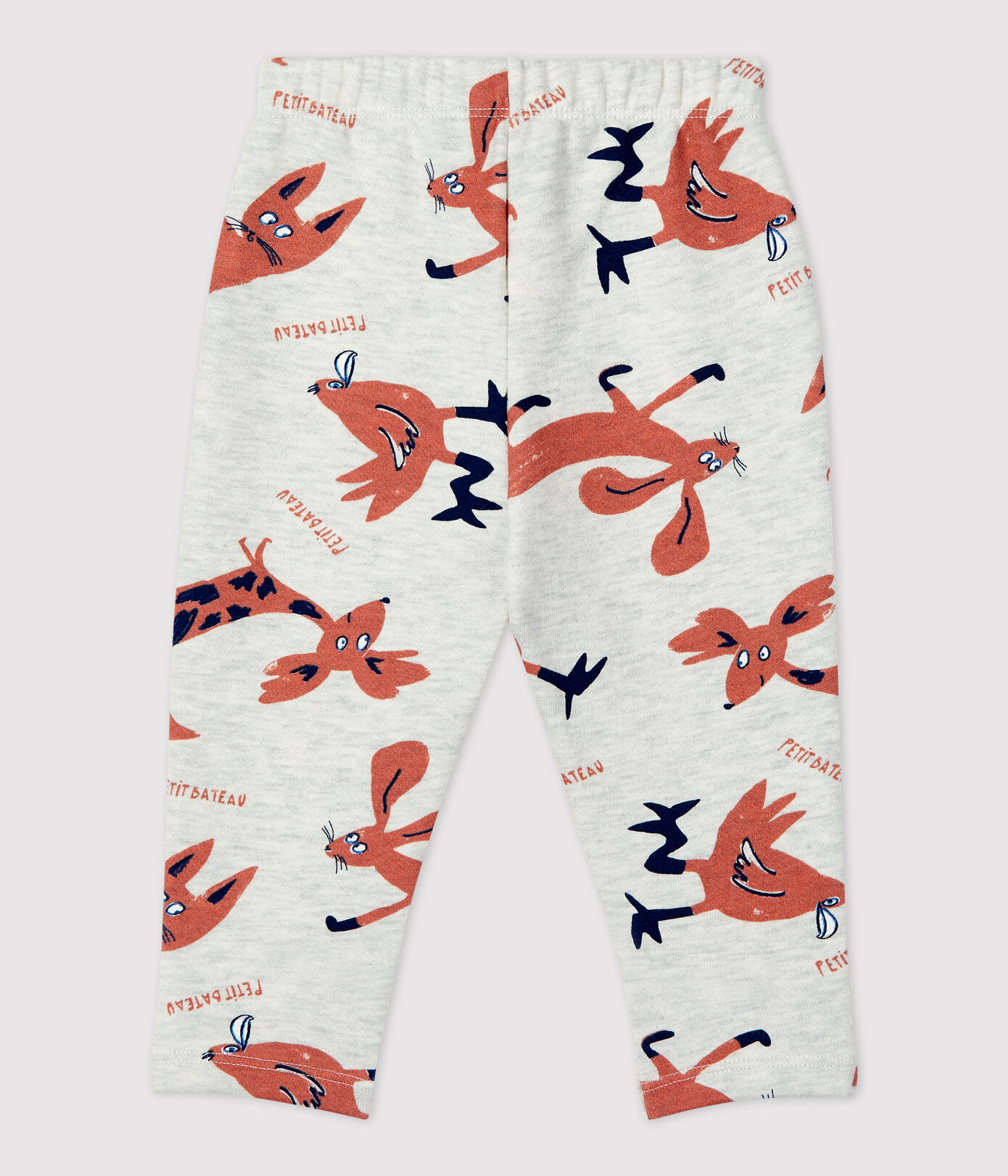 Pantalon imprimé animaux en molleton bébé