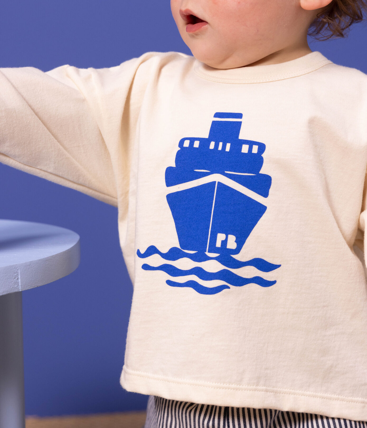 Tee-shirt manches longues bébé en jersey