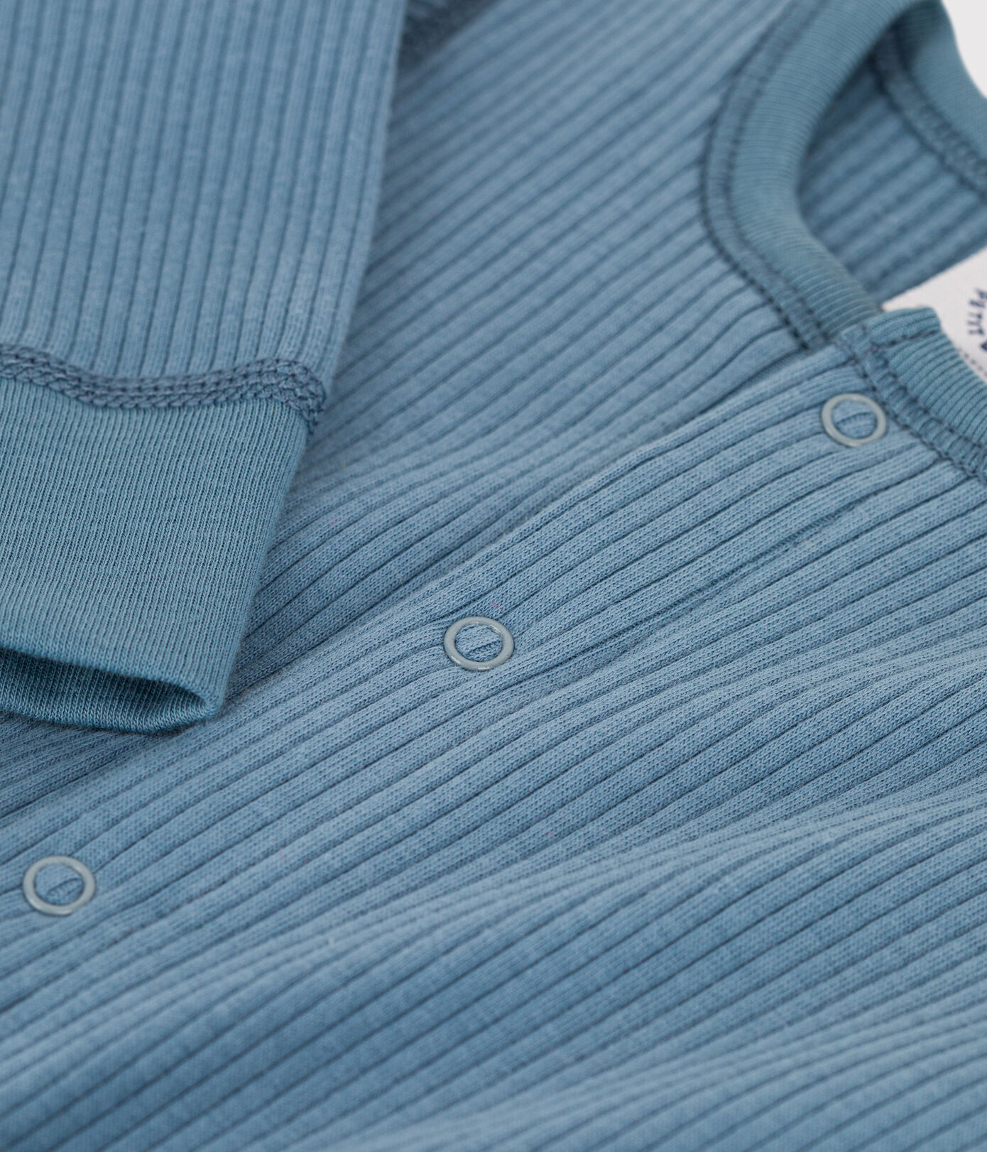 Combinaison longue bébé en maille ctelée