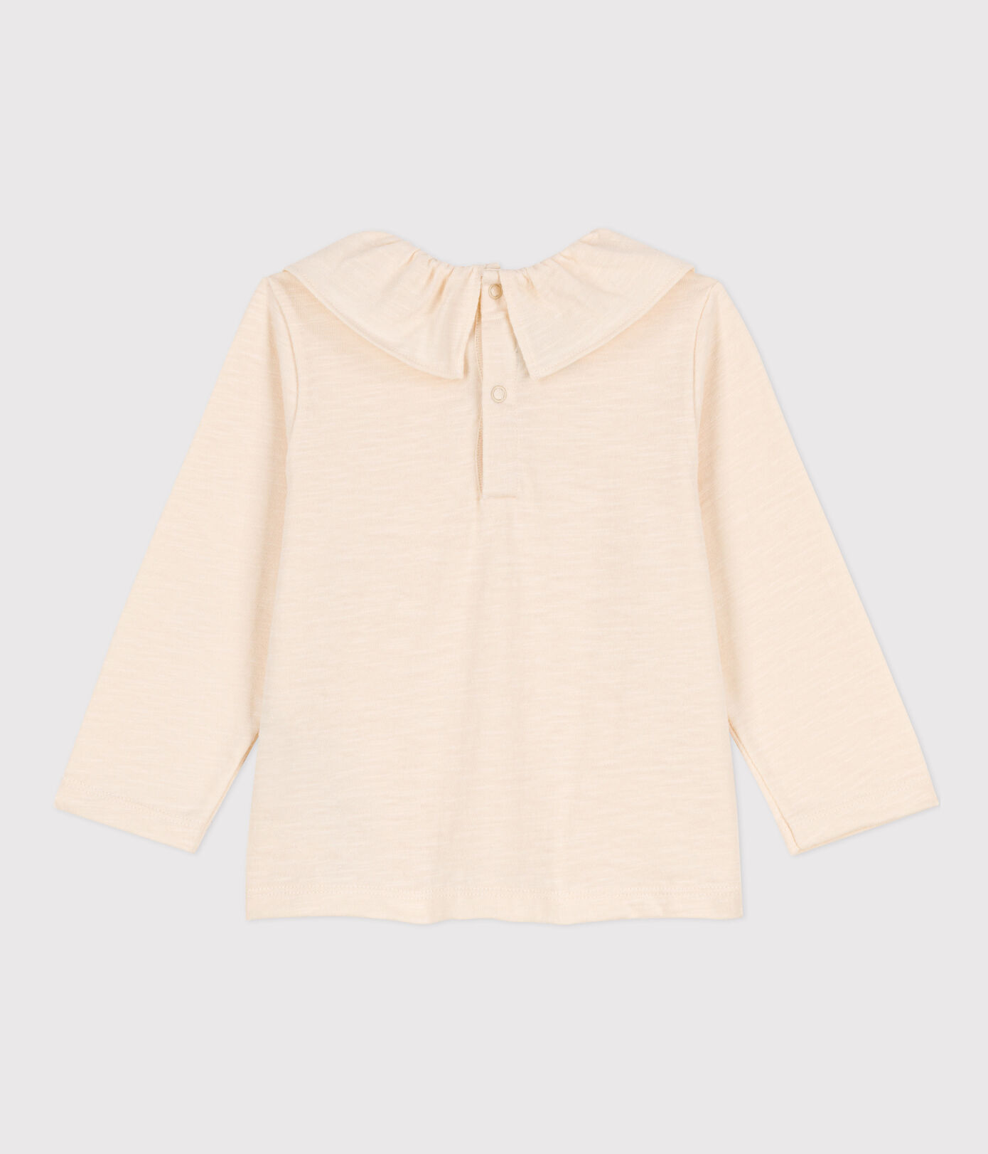 Blouse manches longues bébé en jersey flammé