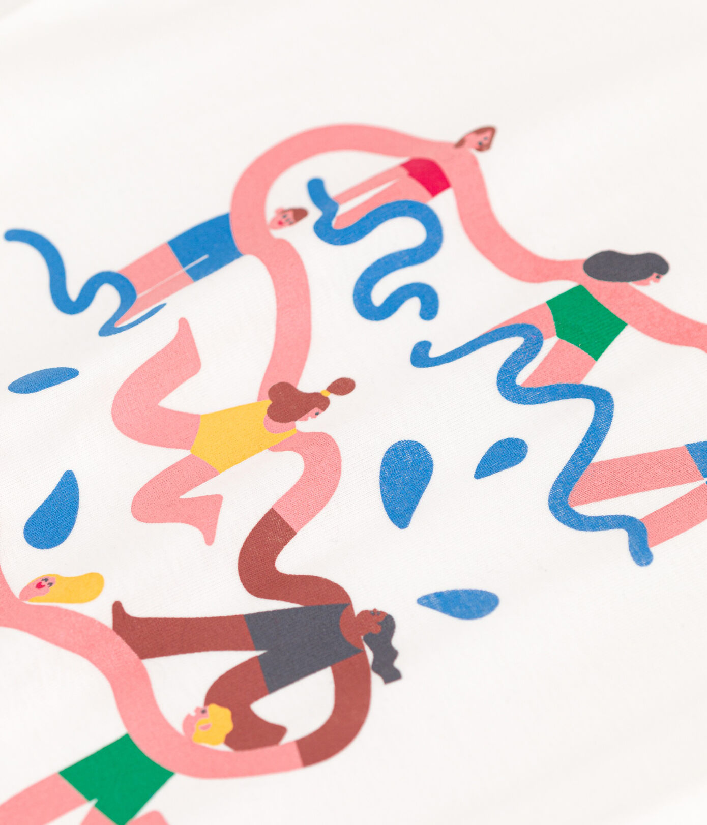 Tee-shirt garon Petit Bateau x Water Family