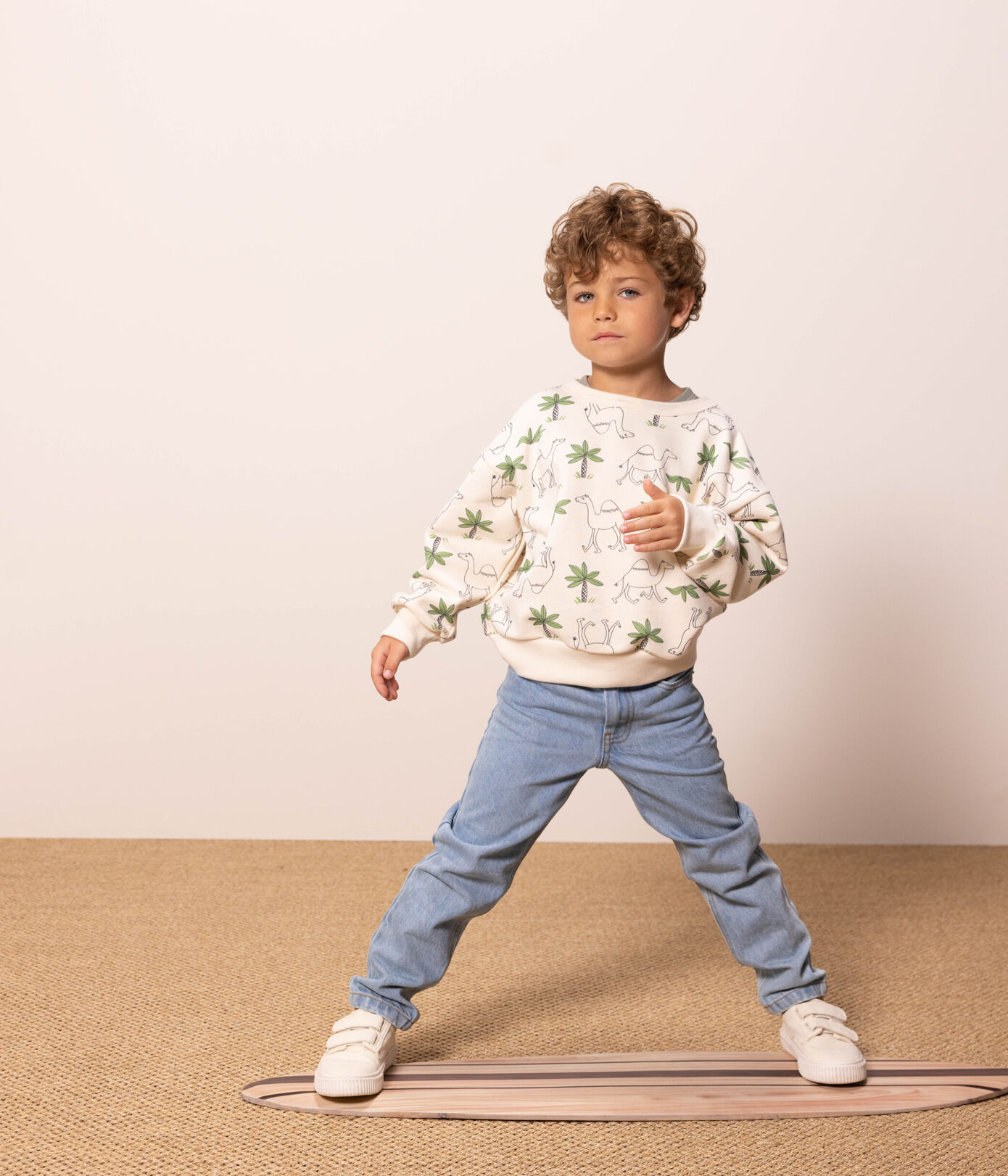Sweatshirt en molleton enfant fille / garon