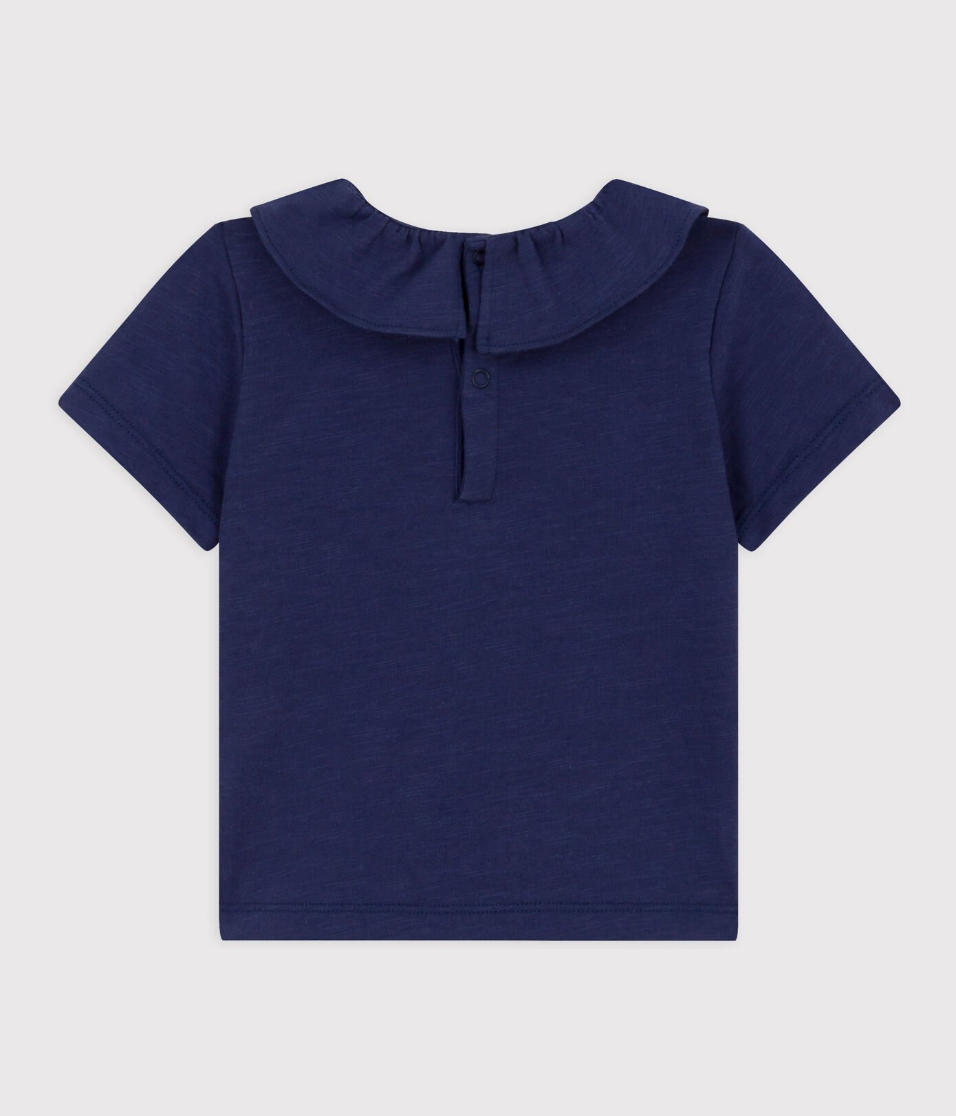 Blouse manches courtes bébé en jersey flammé
