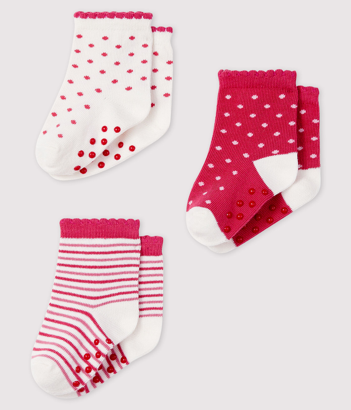 Lot de 3 paires de chaussettes bébé
