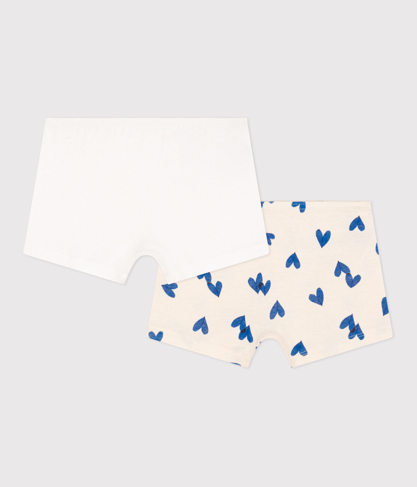 Lot de 2 shorties cur en coton petite fille