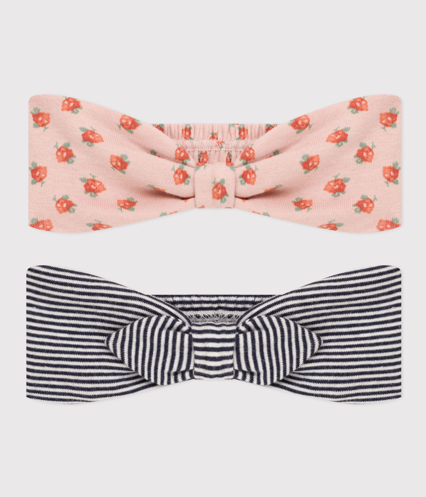 Lot de 2 bandeaux en coton bébé