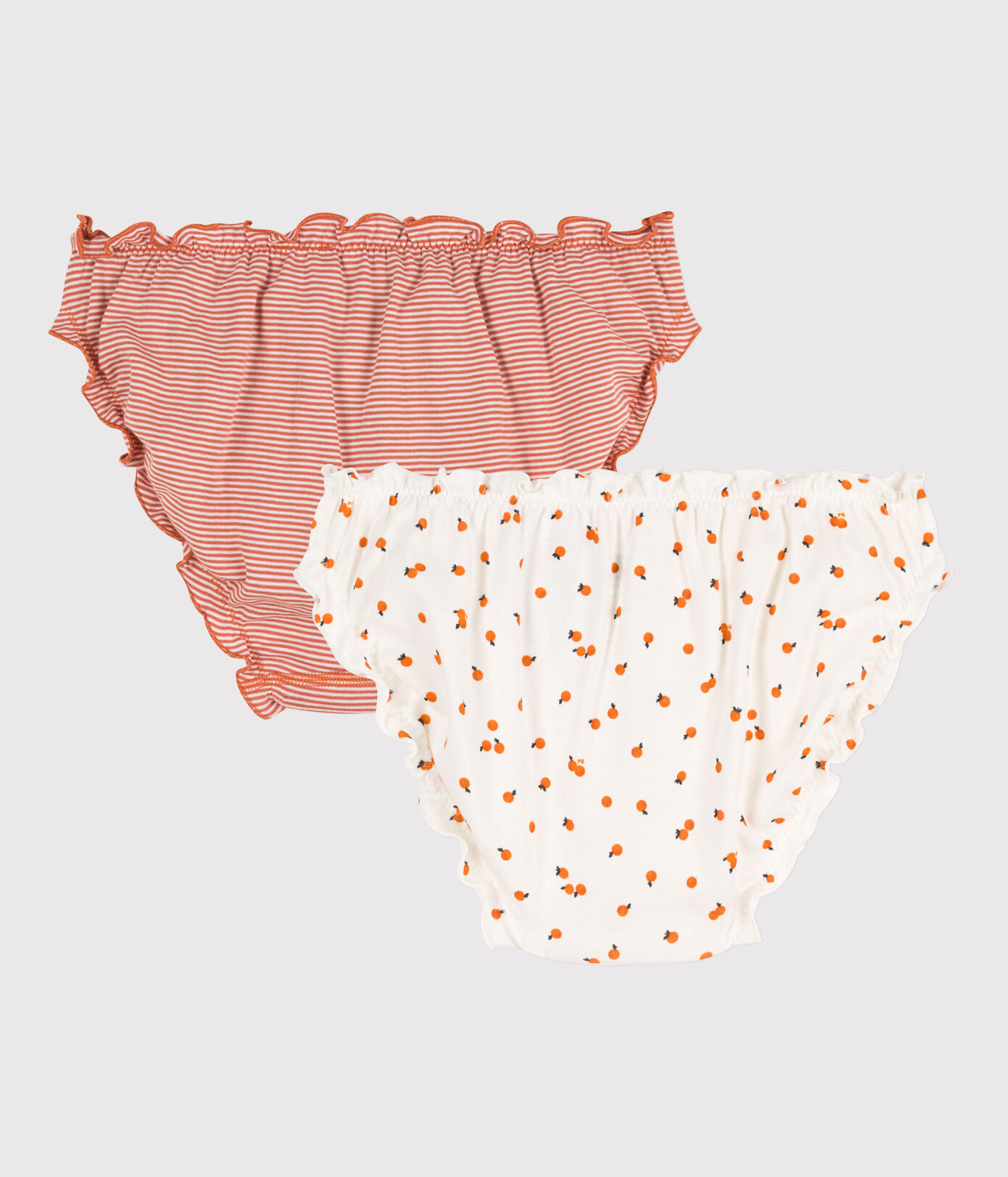 Lot 2 culottes froufrou en coton Femme