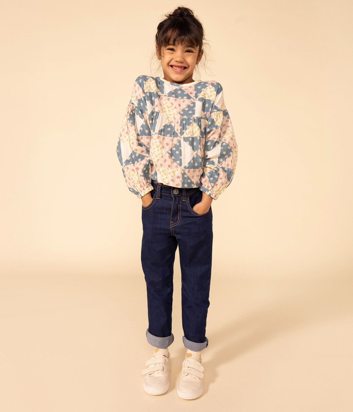 Blouse en gaze de coton enfant fille