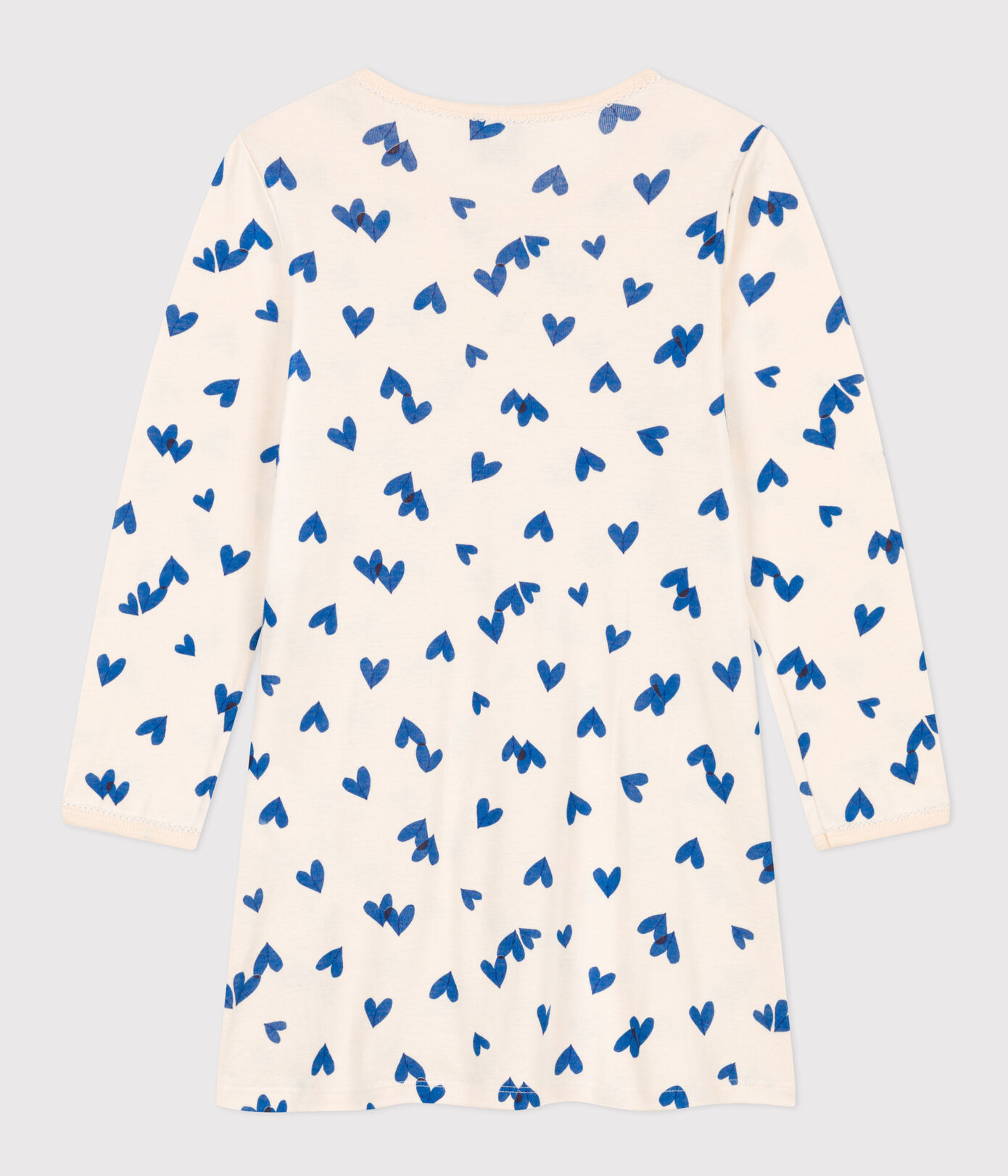 Chemise de nuit cur petite fille en coton