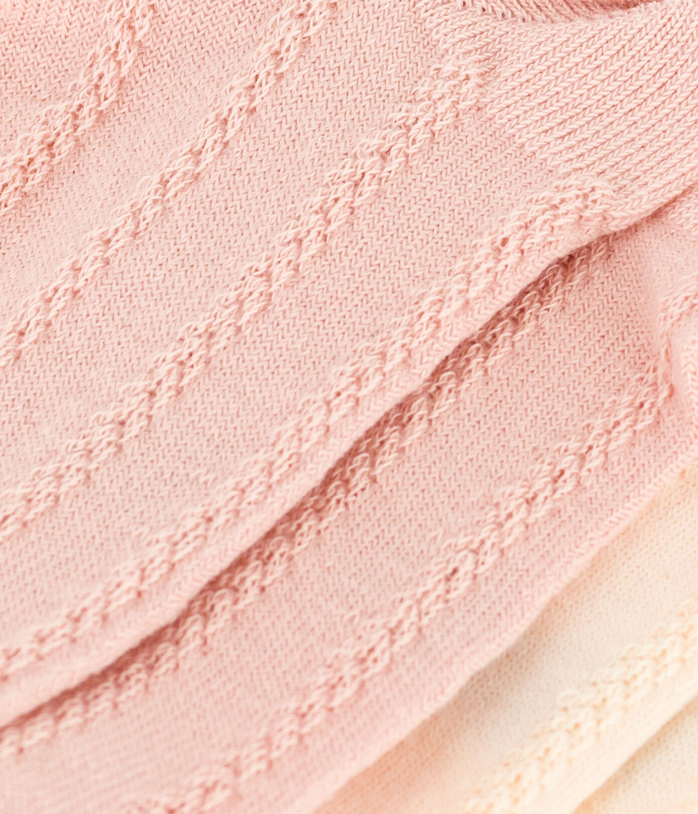 Lot de 2 paires de chaussettes unies en jersey de coton enfants