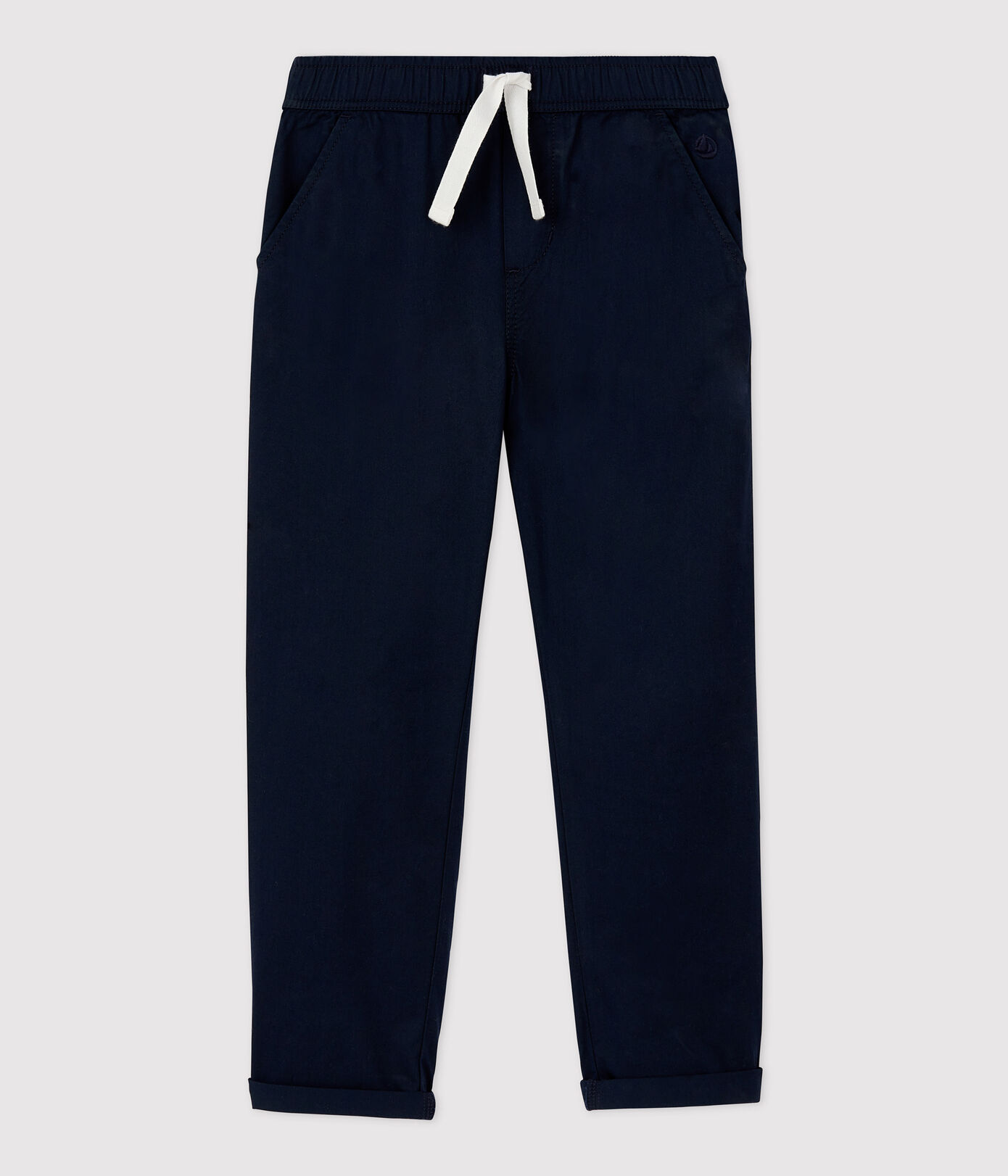 Pantalon regular en serge de coton enfant garon