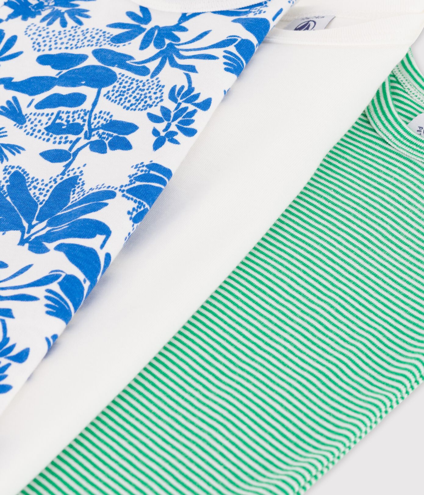 Lot de 3 bodies manches courtes en coton