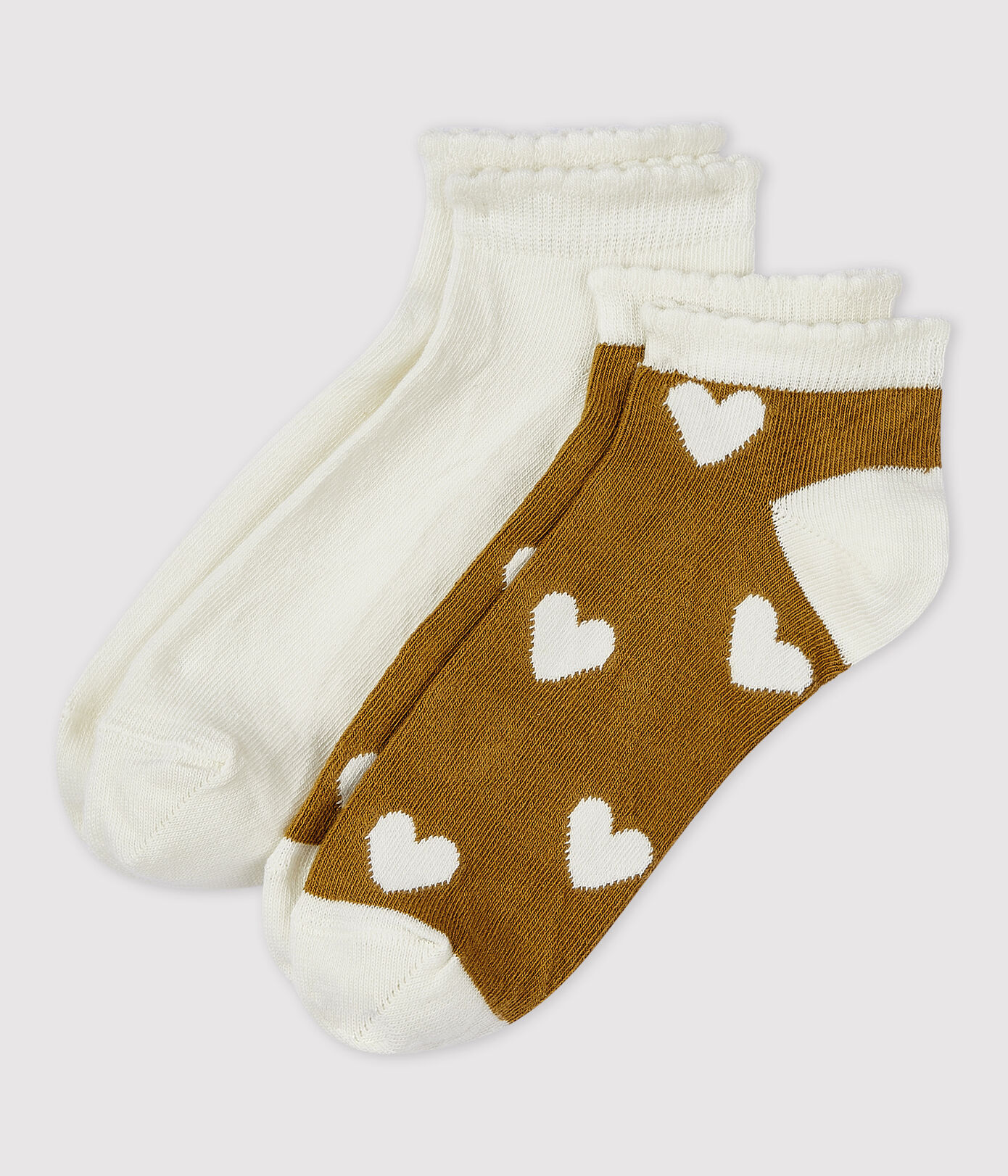 Lot de 2 paires de chaussettes enfant fille