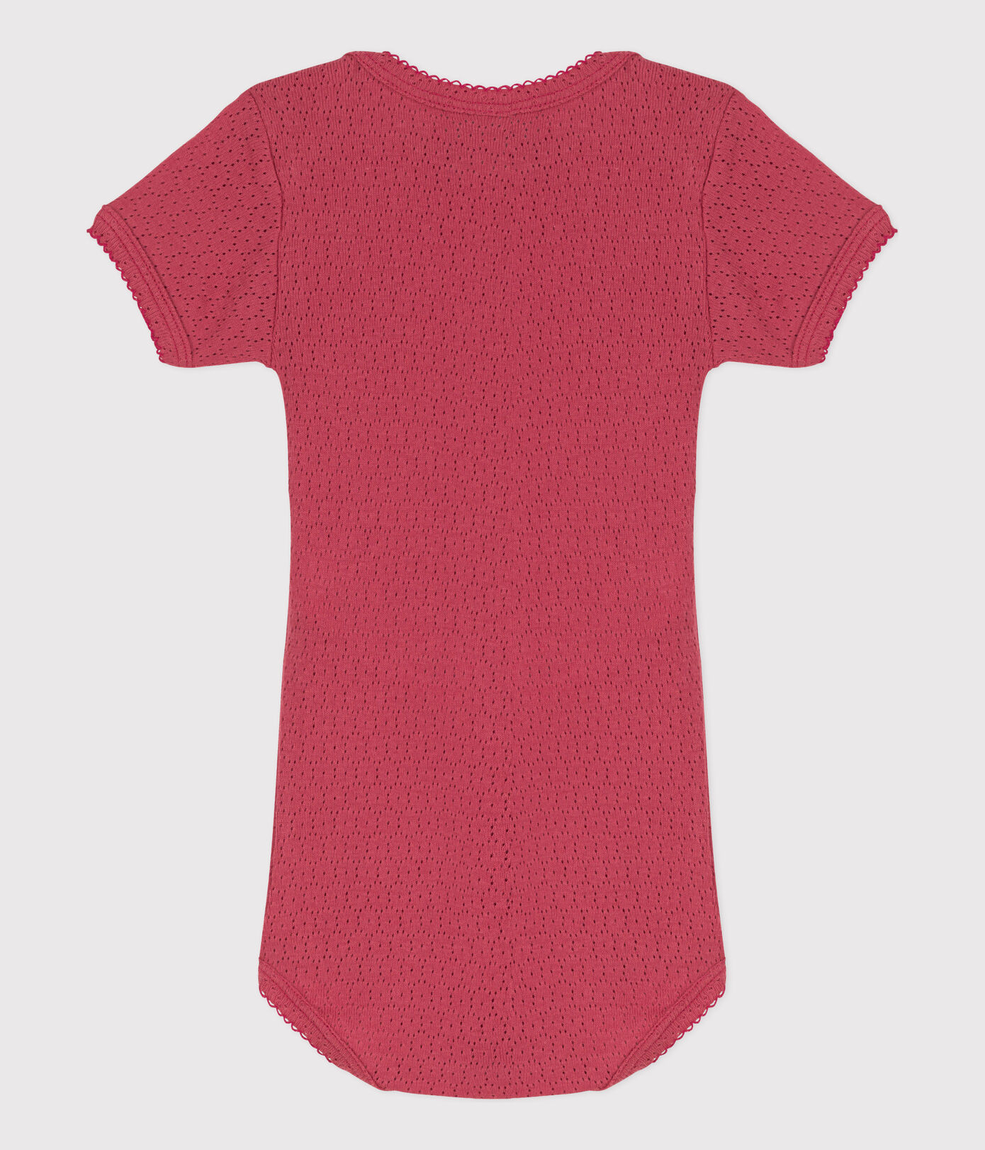 Body manches courtes bébé en maille ajourée