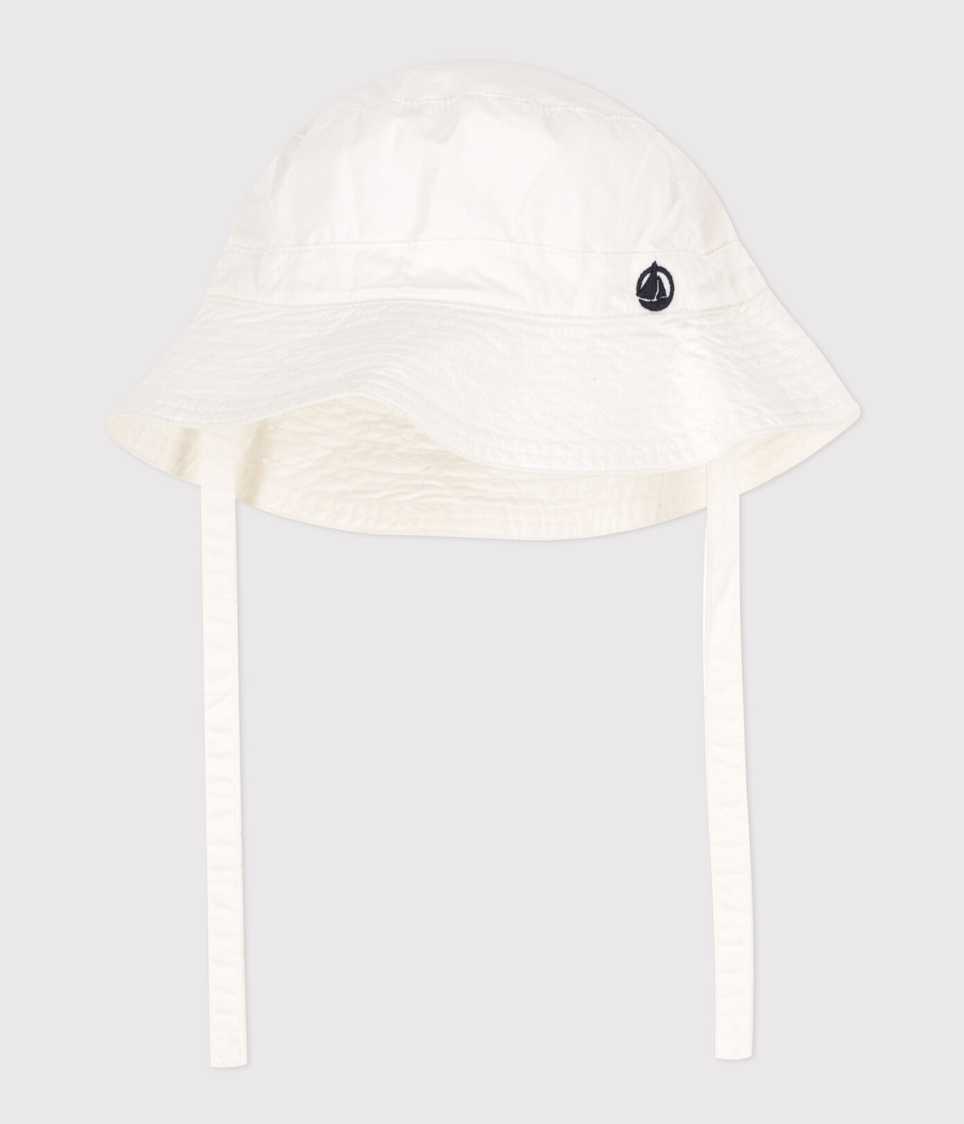 Bob blanc en twill bébé