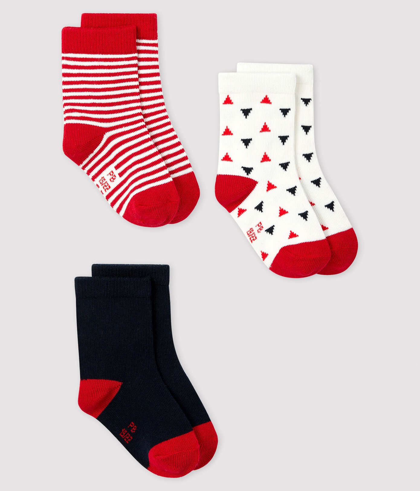 Lot de 3 paires de chaussettes bébé