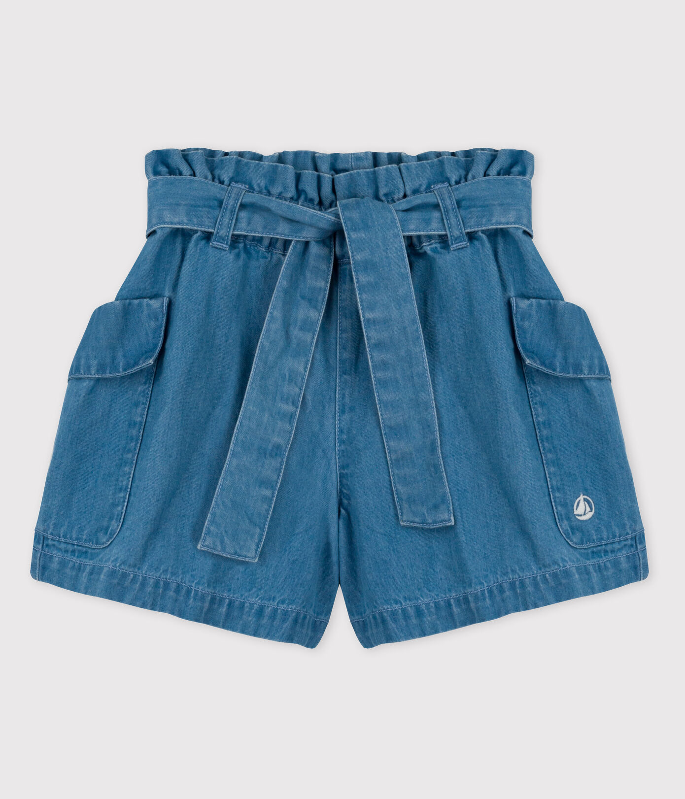 Short en denim enfant fille