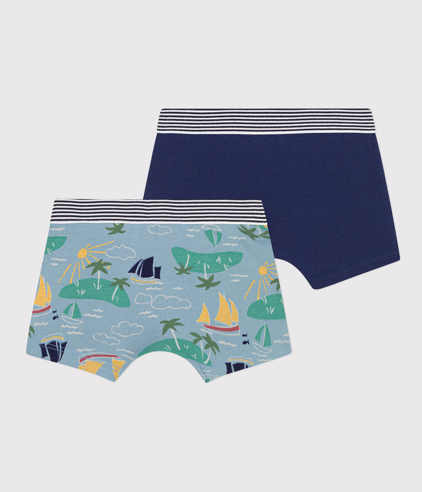 Lot de 2 boxers explorateur en coton petit garon