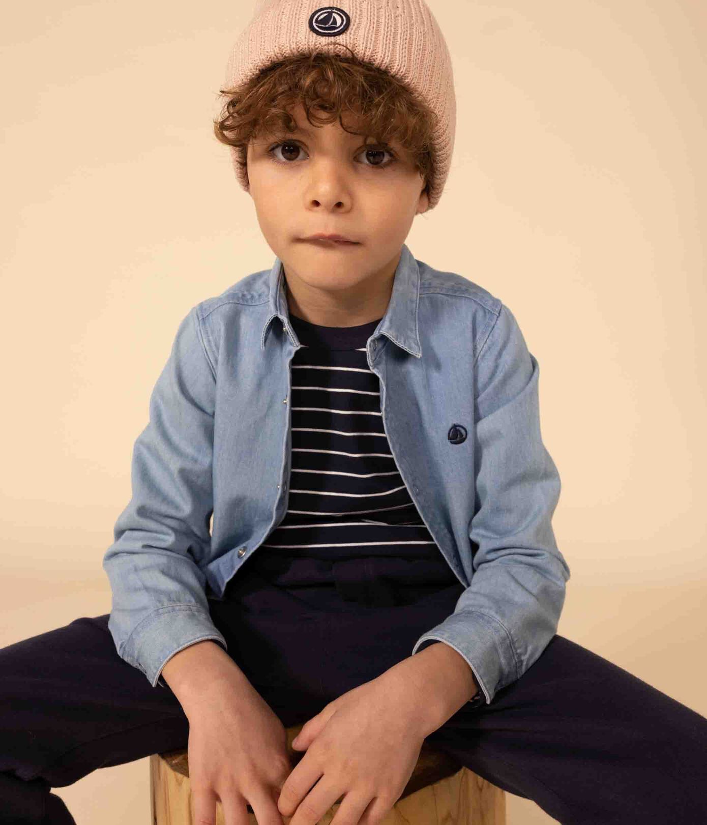 Chemise en denim léger enfant garon