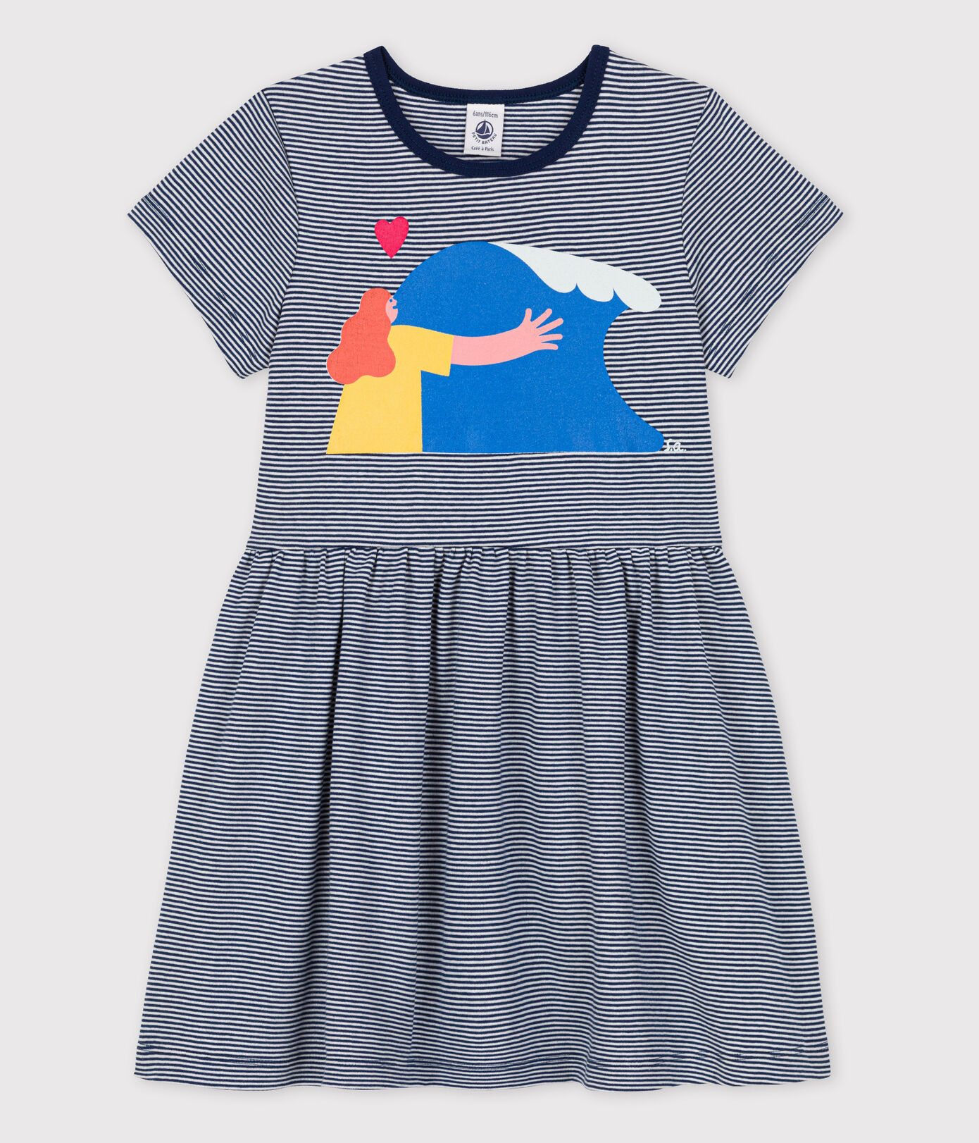 Robe enfant fille Petit Bateau x Water Family