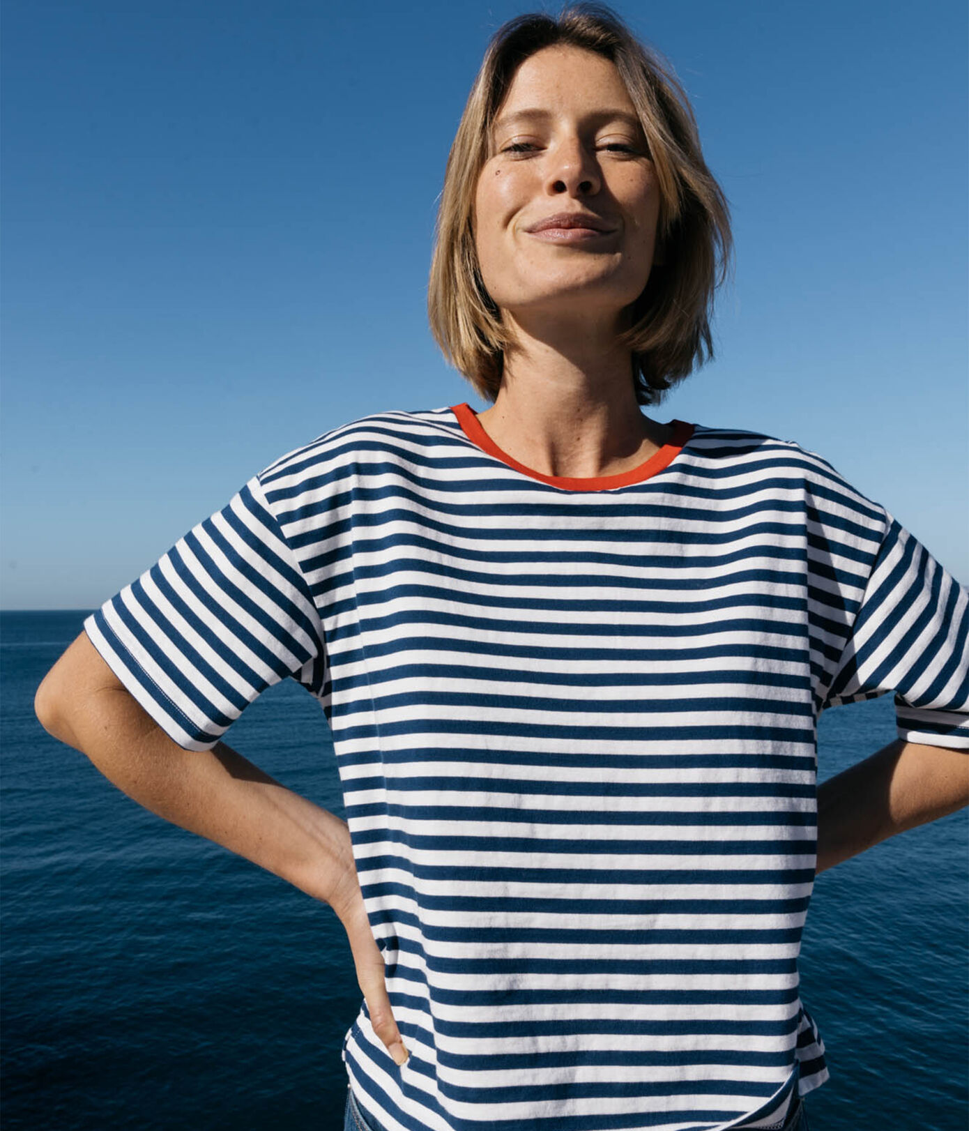 Tee-shirt LE BOXY en coton Femme