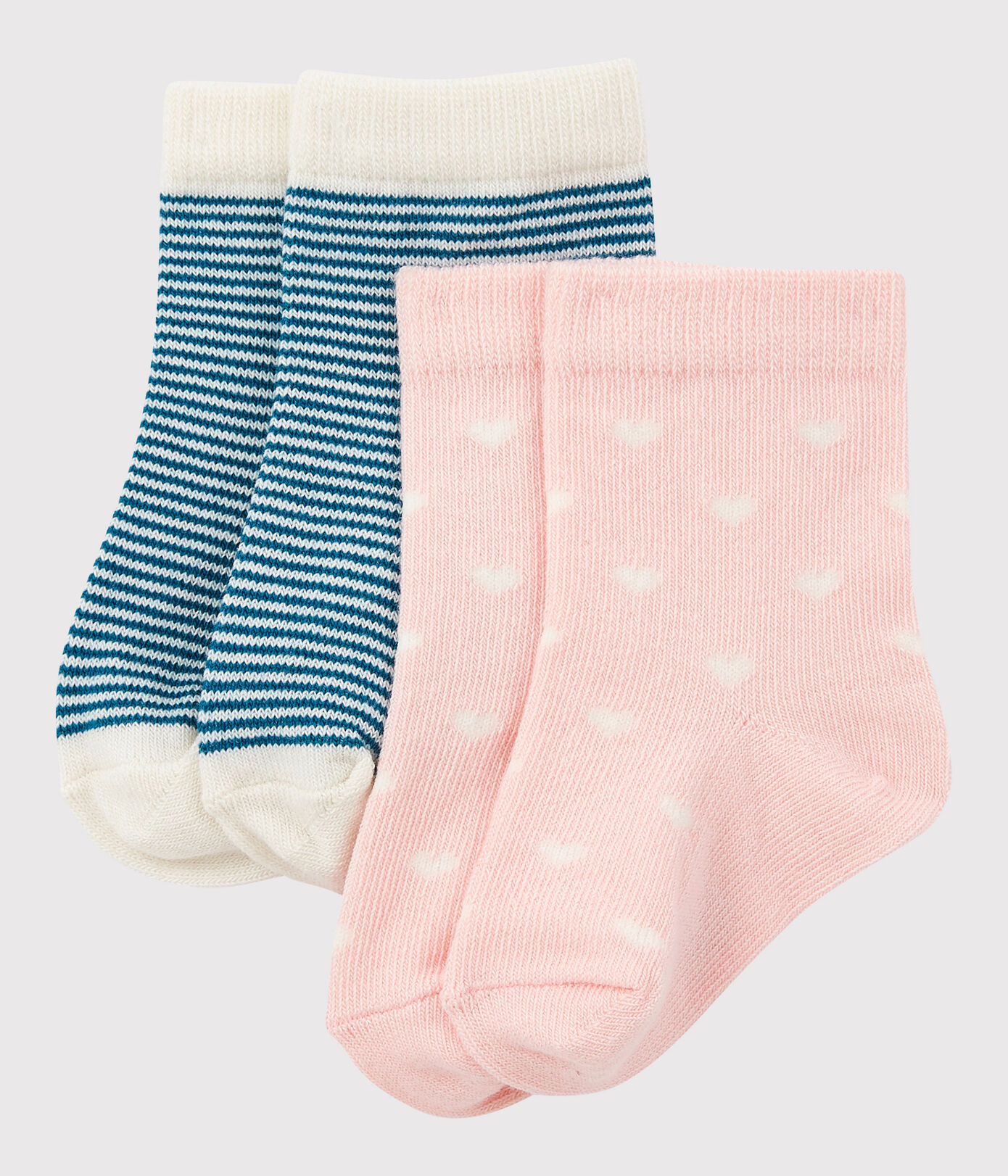 Lot de 2 paires de chaussettes bébé