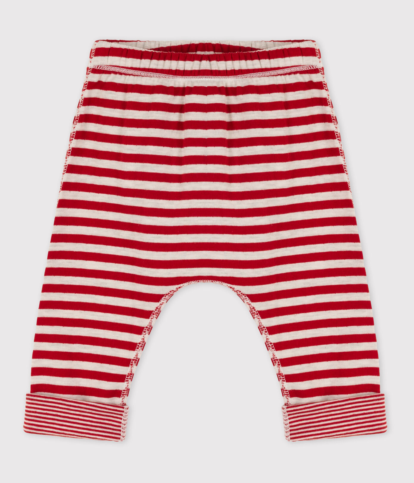 Pantalon bébé rayé en tubique