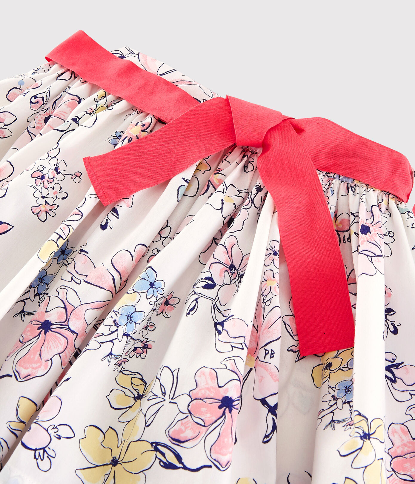 Jupe en popeline enfant fille