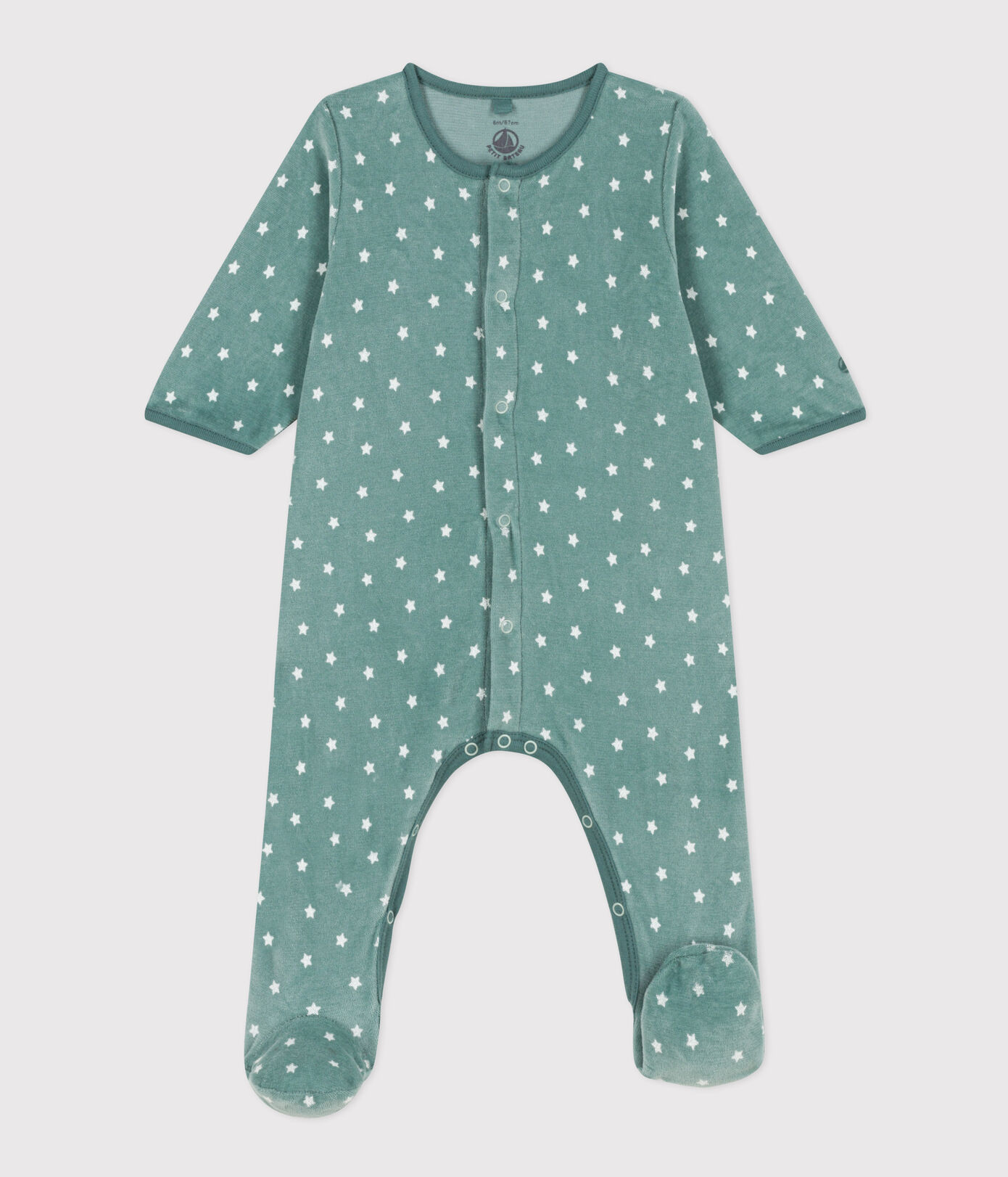 Pyjama bébé étoiles en velours
