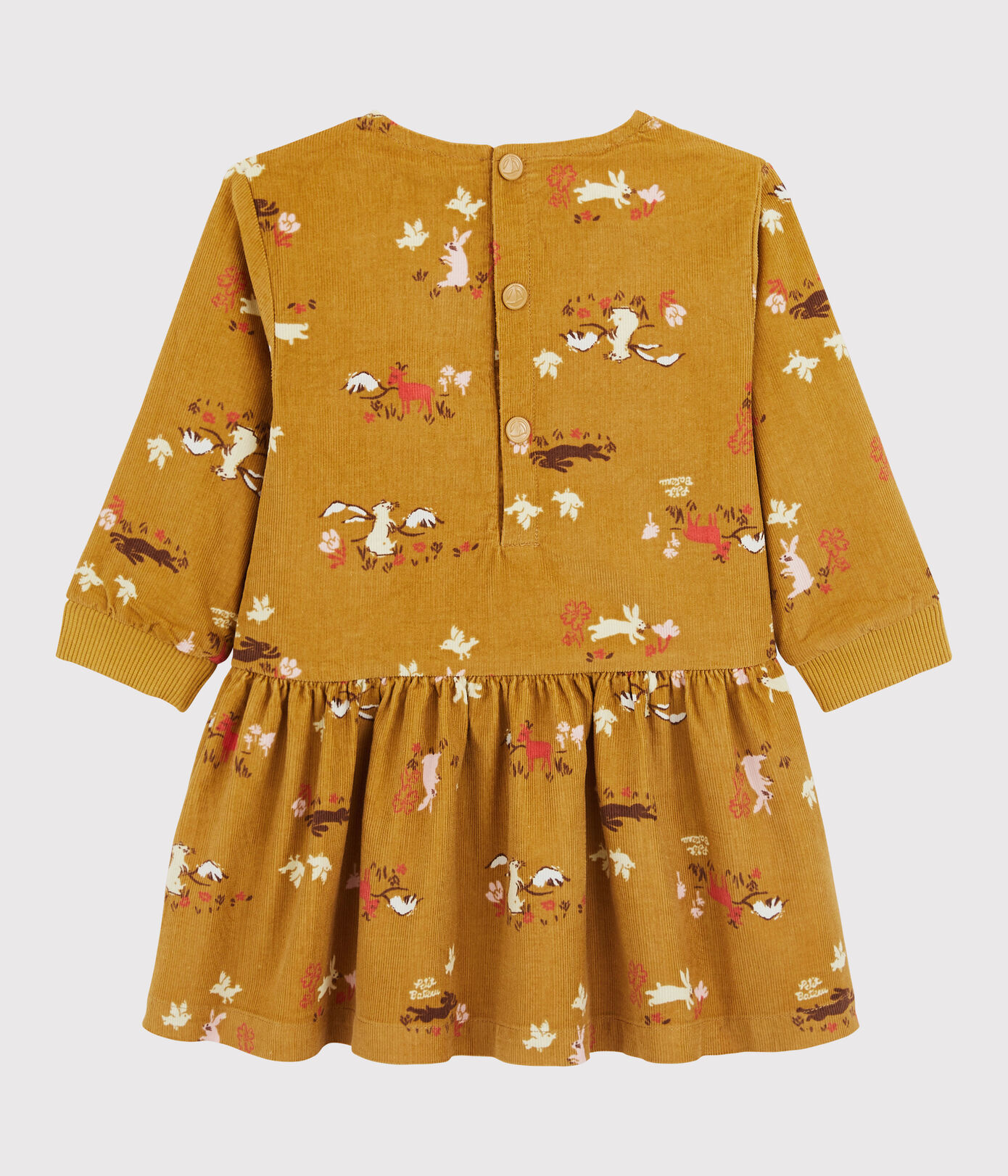 Robe en velours bébé.
