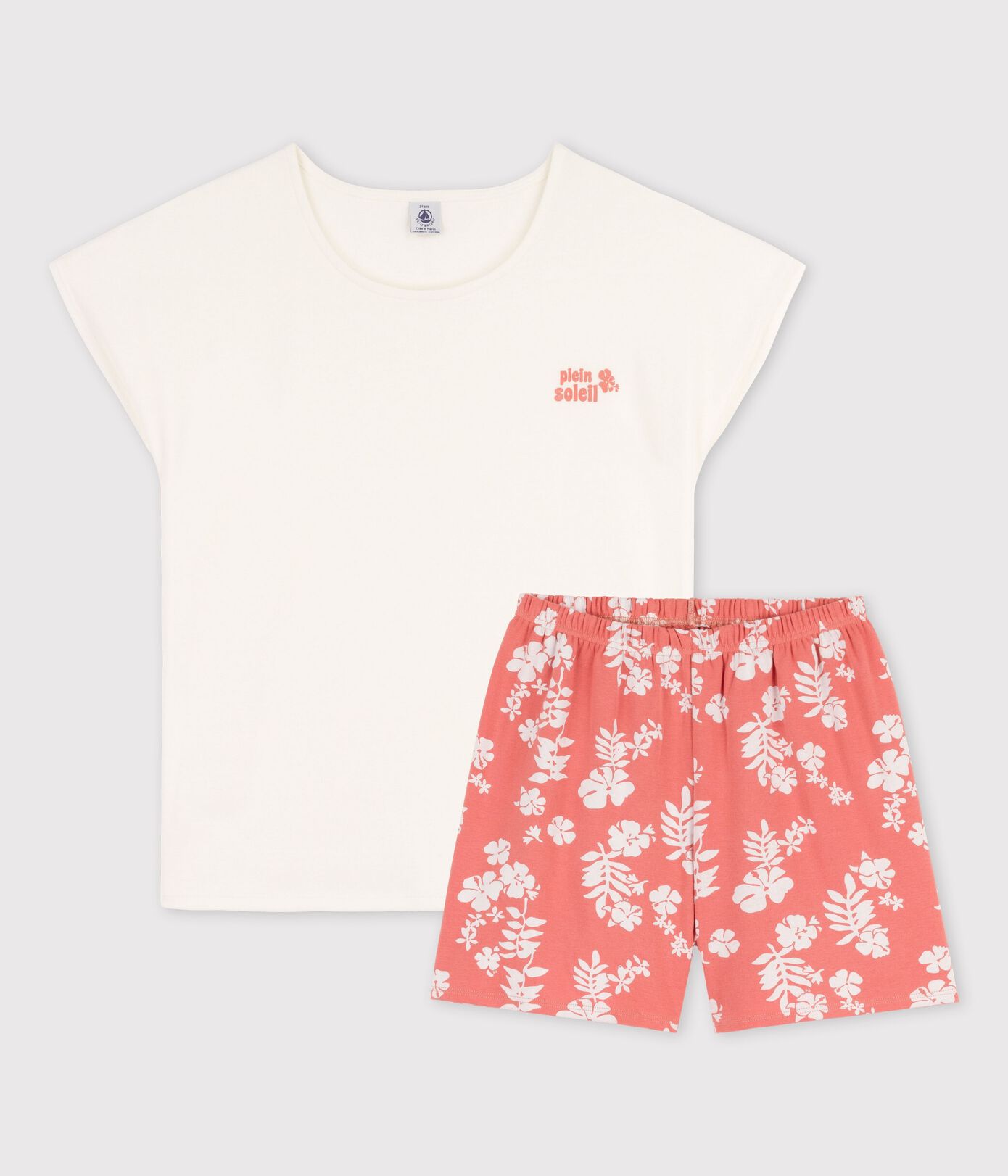 Pyjacourt fille en coton