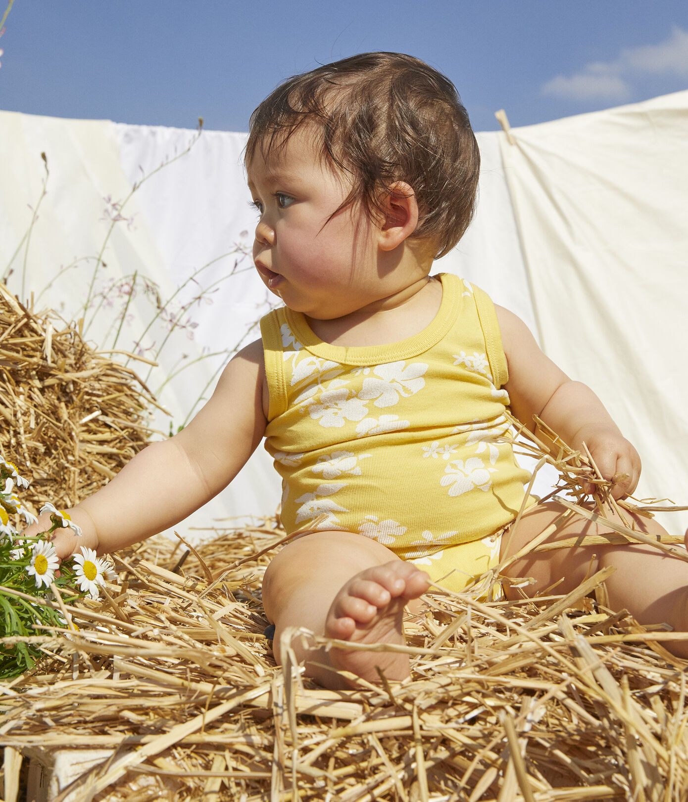 Lot de 5 bodies hawa sans manches en coton